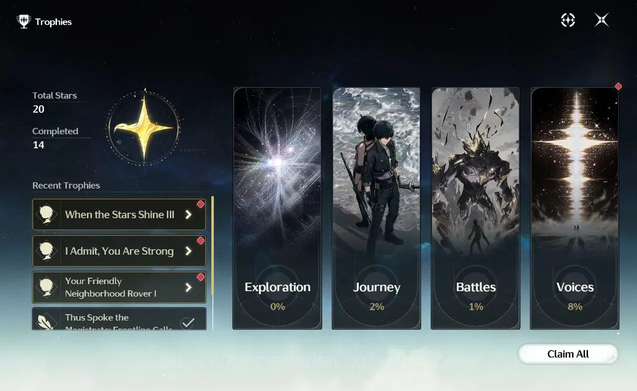 Wuthering Waves Accounts Starter SEA|UL20|SOL3R2|Starter Yangyang:Xuanling+Signature|BD Unset|detail cek SS|TakeMail(WW706Z) 12