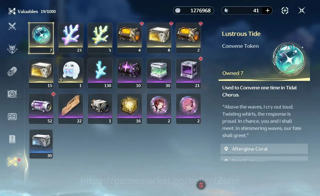 Wuthering Waves Accounts Starter SEA|UL20|SOL3R2|Starter Yangyang:Xuanling+Signature|BD Unset|detail cek SS|TakeMail(WW706Z) 9