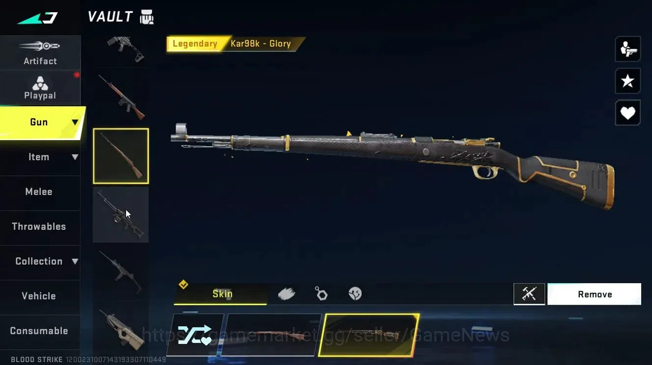 Blood Strike Accounts Collab Skin ASIA|ULTRA [RAN, ZERO, M4A1, FAL, SVD] | Collab BLEACH [Ethan-Byakuya, Soul Reaper 15