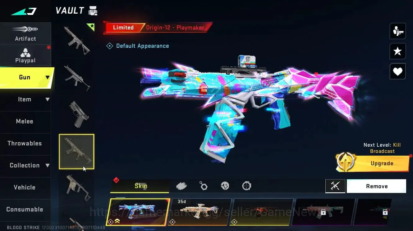 Blood Strike Accounts Collab Skin ASIA|ULTRA [RAN, ZERO, M4A1, FAL, SVD] | Collab BLEACH [Ethan-Byakuya, Soul Reaper 8