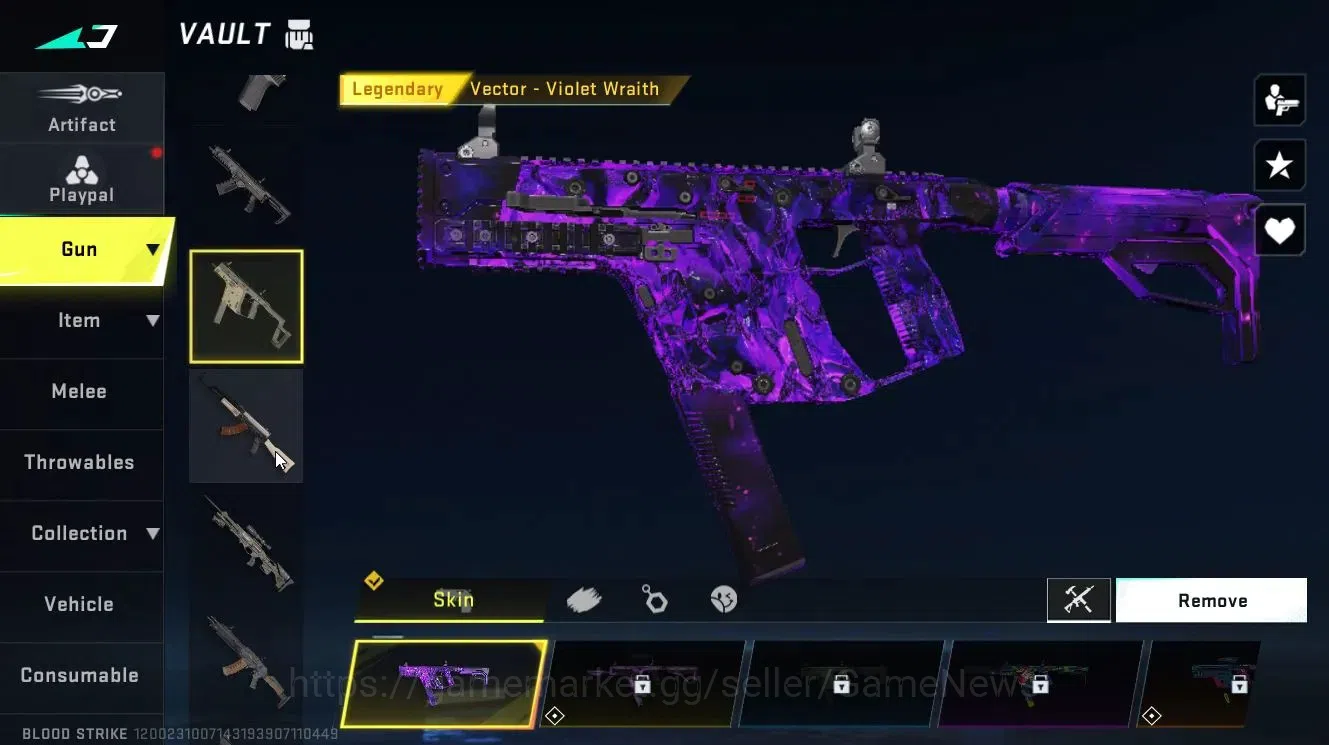 Blood Strike Accounts Collab Skin ASIA|ULTRA [RAN, ZERO, M4A1, FAL, SVD] | Collab BLEACH [Ethan-Byakuya, Soul Reaper 9