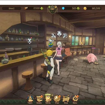 The Seven Deadly Sins: Grand Cross Midgame Global | 1,4 M CC | Chapter 2 | 303 Dm+1 Seventh S image 1