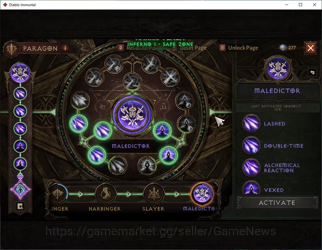 Diablo Immortal Accounts SA - Malah|Lv60(477)|Necromancer |35k CR|Reso 480| image 9
