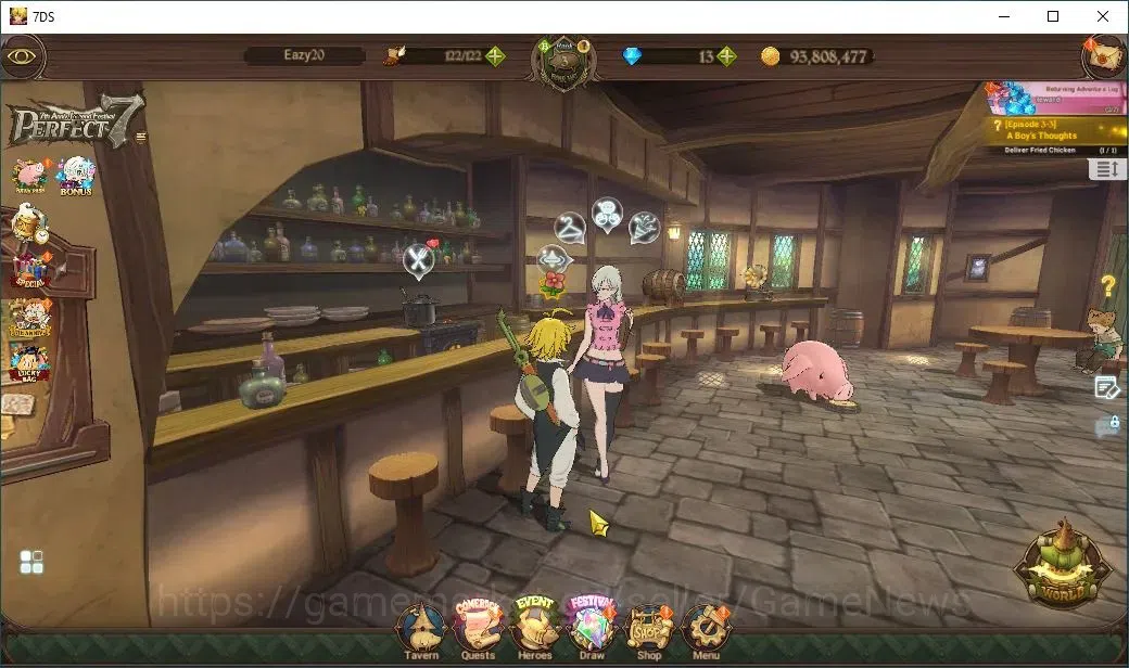 The Seven Deadly Sins: Grand Cross Accounts Global|439K CC|1 LR+6 UR|Elizabeth,Nemesis Melioda image 1