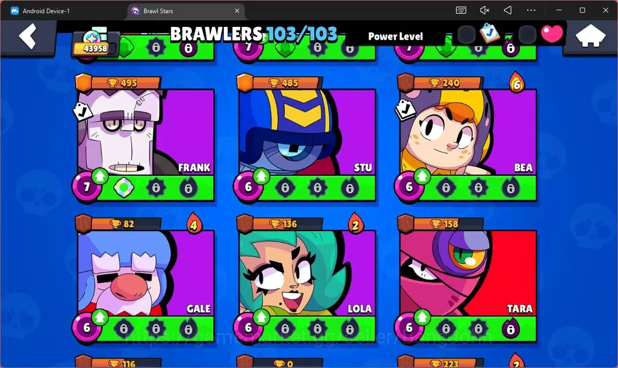 Brawl Stars Accounts Global |43958 Trophy|103 Brawler|20 Max Hypercharg image 14