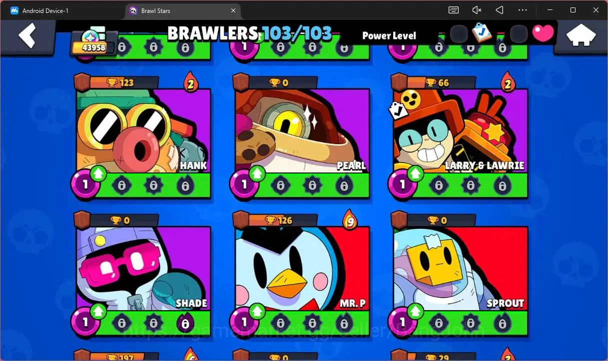 Brawl Stars Accounts Global |43958 Trophy|103 Brawler|20 Max Hypercharg image 17