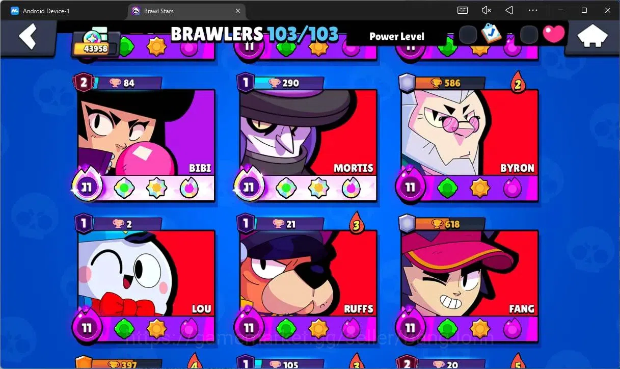 Brawl Stars Accounts Global |43958 Trophy|103 Brawler|20 Max Hypercharg image 6