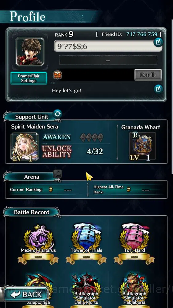 Last Cloudia Accounts Low-End Global|Starter Rank 9| Ascended Roland,Spirit Maiden Sera,Goddess Lilaha,Etc |1 UR +6 SSR 2