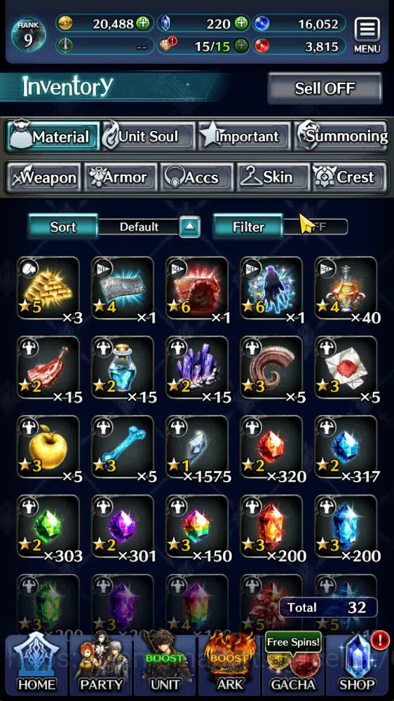 Last Cloudia Accounts Low-End Global|Starter Rank 9| Ascended Roland,Spirit Maiden Sera,Goddess Lilaha,Etc |1 UR +6 SSR 9