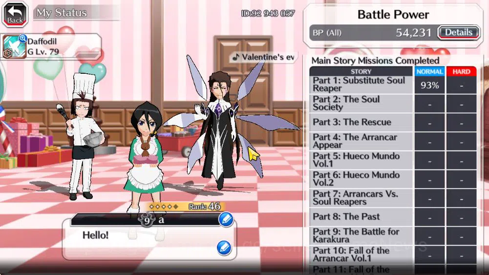 Bleach: Brave Souls Accounts Mid-Tier [GLOBAL]6k Orbs+Fresh All Story|Rukia Valentine2026,Aizen 4