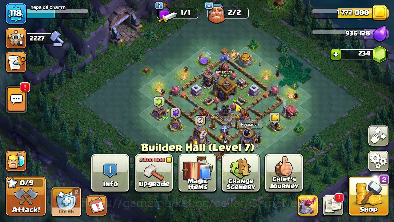 Clash of Clans Accounts TH 14 - BH 7|Limited Skin|LV 118|HH 8|BK 50,AQ 53, image 14