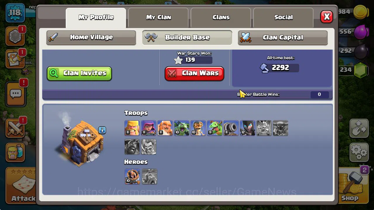 Clash of Clans Accounts TH 14 - BH 7|Limited Skin|LV 118|HH 8|BK 50,AQ 53, image 6