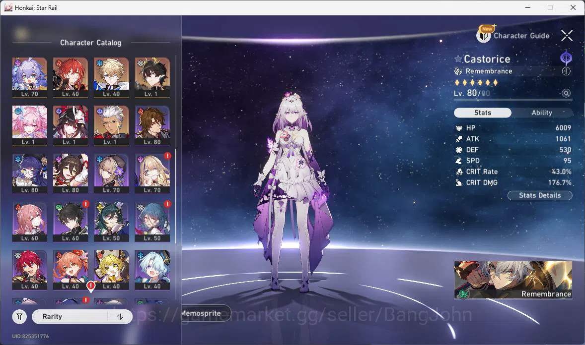 Honkai Star Rail Accounts ASIA|TL70|20 limit|LCsign(Firefly,Acheron,Mydei,Ji image 10