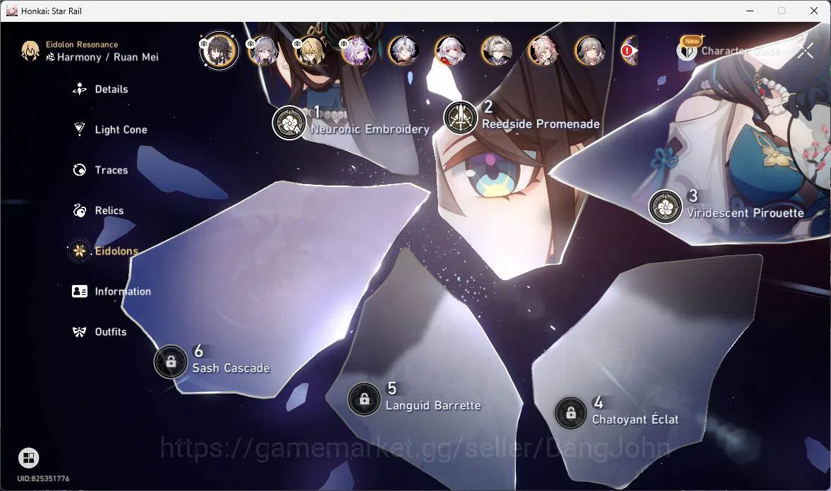 Honkai Star Rail Accounts ASIA|TL70|20 limit|LCsign(Firefly,Acheron,Mydei,Ji image 12