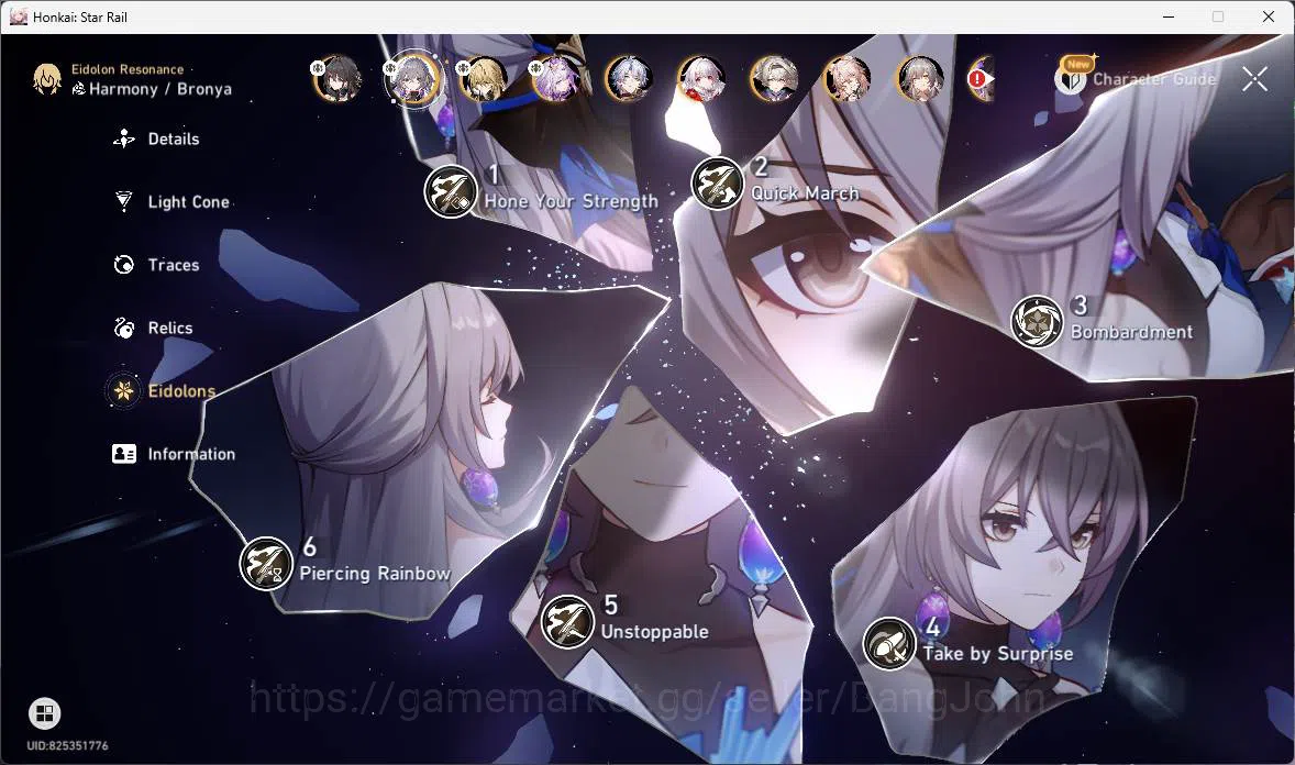 Honkai Star Rail Accounts ASIA|TL70|20 limit|LCsign(Firefly,Acheron,Mydei,Ji image 13