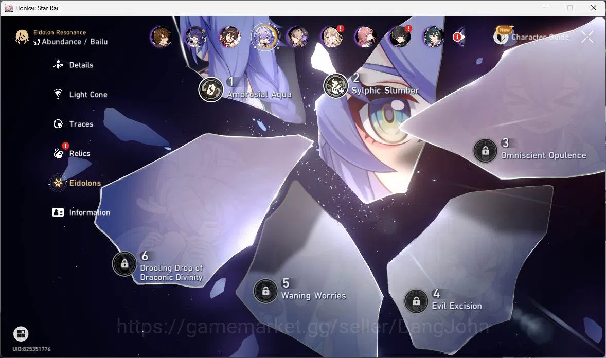 Honkai Star Rail Accounts ASIA|TL70|20 limit|LCsign(Firefly,Acheron,Mydei,Ji image 15