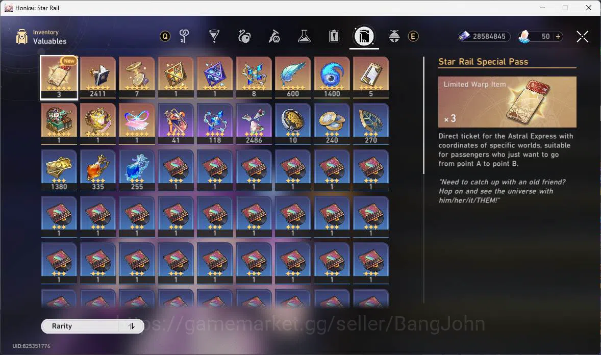 Honkai Star Rail Accounts ASIA|TL70|20 limit|LCsign(Firefly,Acheron,Mydei,Ji image 7