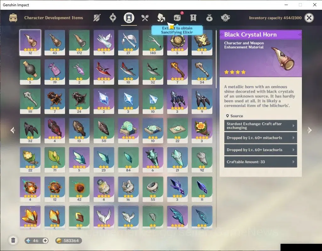 Genshin Impact Accounts Mid Game ASIA |AR 54|2 Limited+2(*5Weapon)|linnea+Sign,Flins|Mc Male|FS 28|Low Explore 6