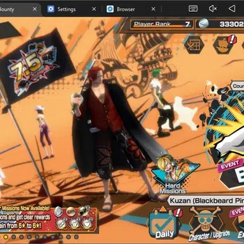 One Piece Bounty Rush Accounts High-End Androoid|PR 7|2 Max|3 EX|FR Shanks Max,DP Shanks Max,KOP Gol D.Roger|RD 17