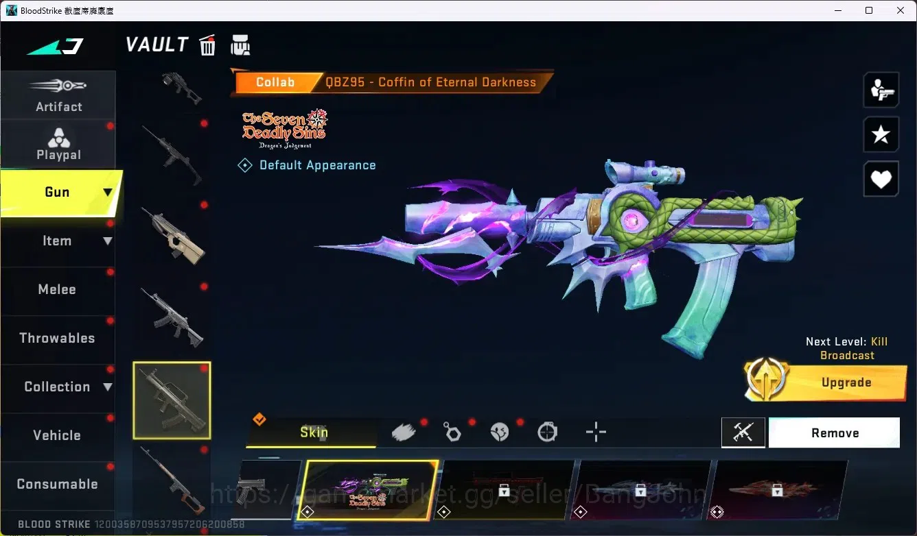 Blood Strike Accounts ASIA |Eternal: Desert Eagle-Scorpius |3 Collab Gun image 5