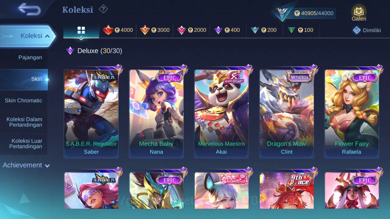 Mobile Legends: Bang Bang Accounts Others Global|Skin 201|Expert|PACE Fanny,S.A.B.E.R Saber+Rafaela+Johnson,V.E.N.O.M 1