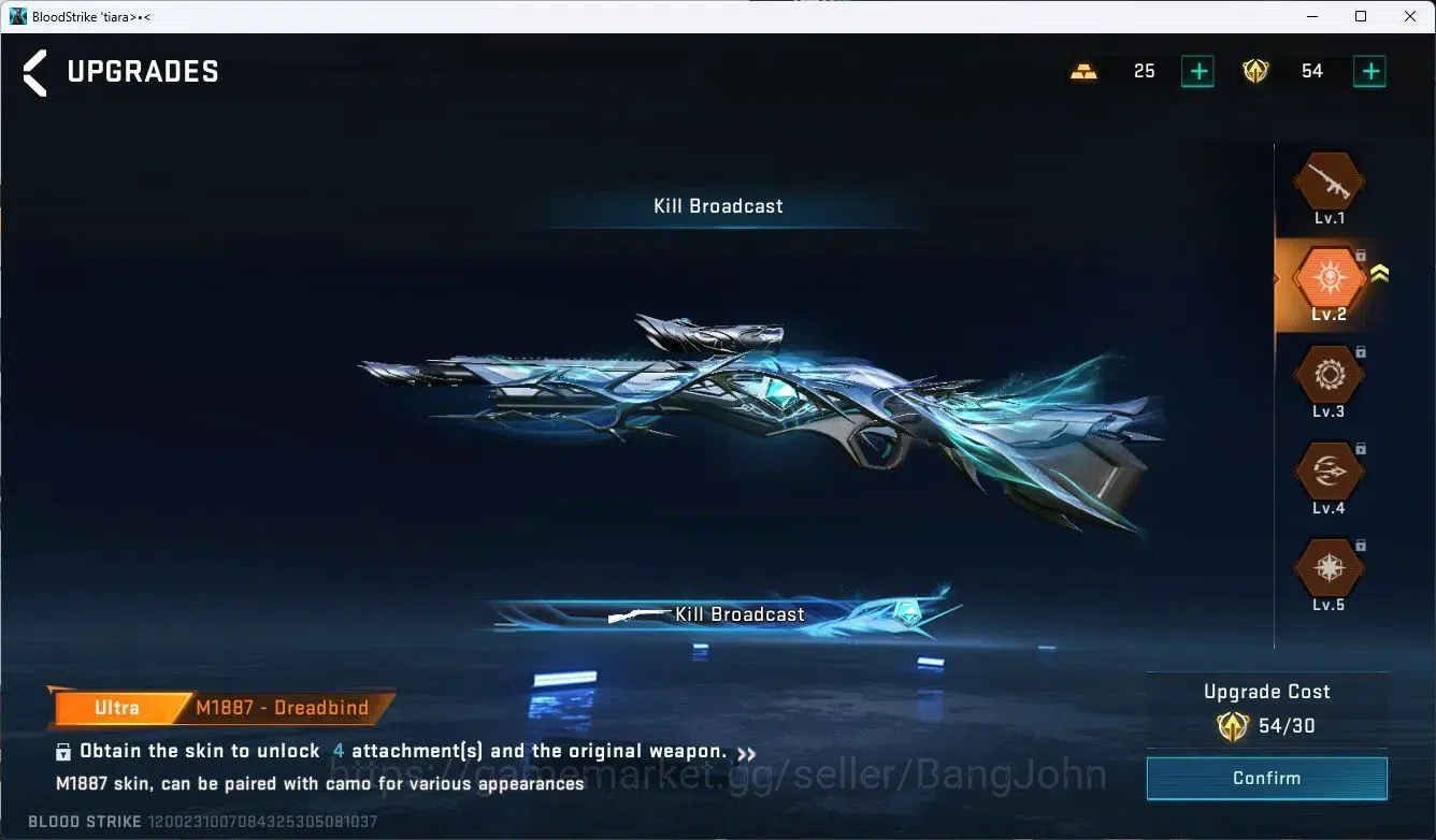 Blood Strike Accounts ASIA COLLAB=KAR98K|LIMITED=AR97,MP7|ULTRA=SPEAR,M1 image 16