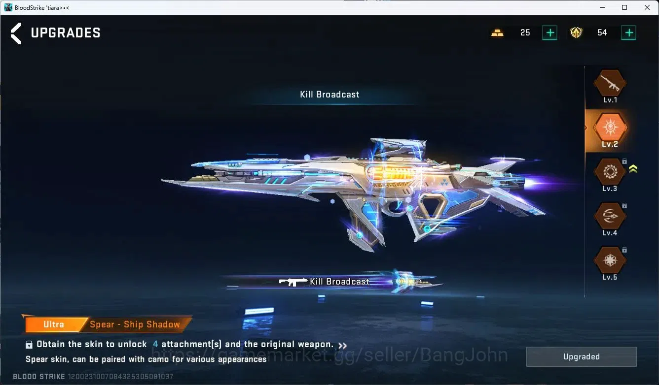 Blood Strike Accounts ASIA COLLAB=KAR98K|LIMITED=AR97,MP7|ULTRA=SPEAR,M1 image 17