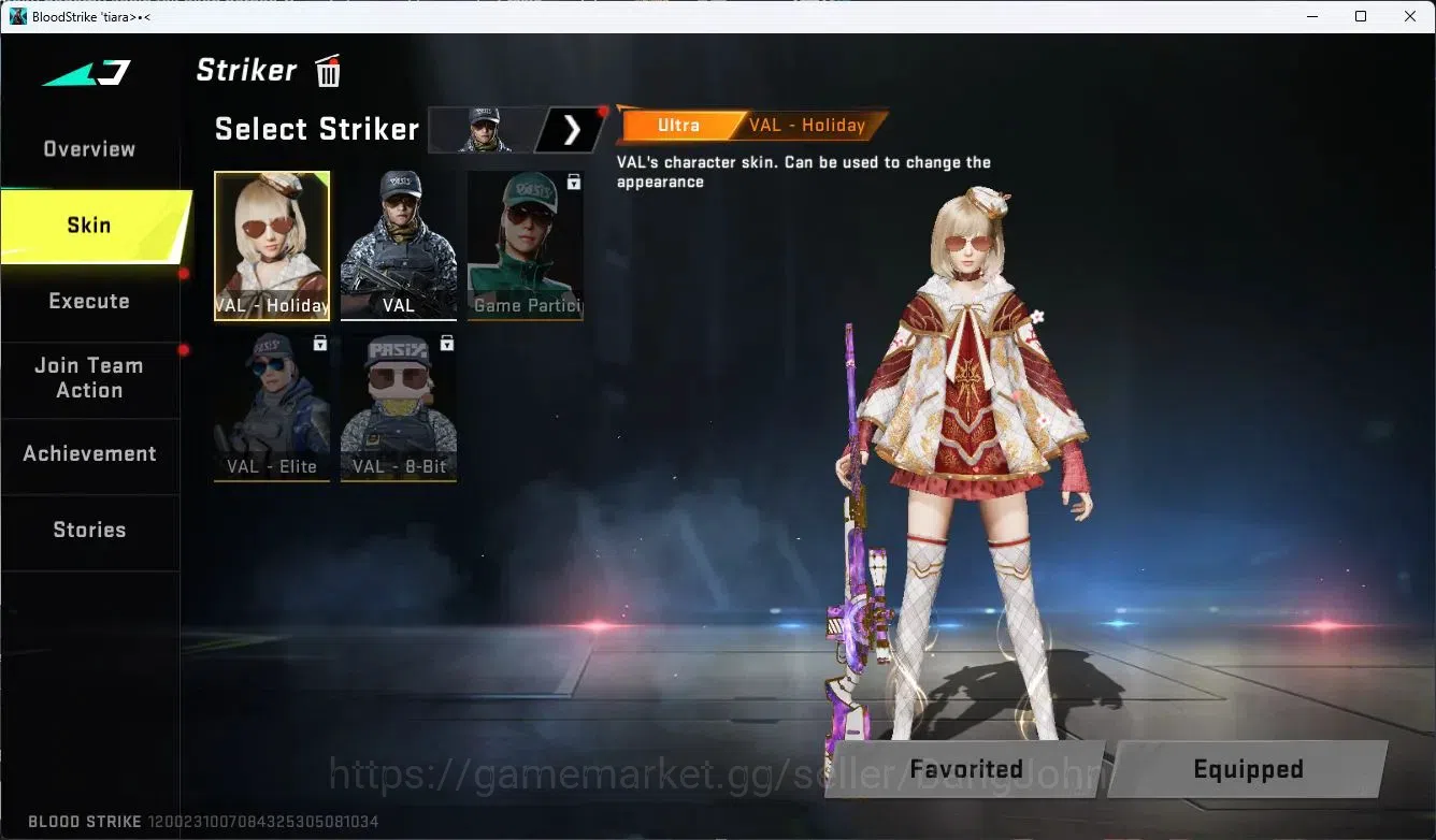 Blood Strike Accounts ASIA COLLAB=KAR98K|LIMITED=AR97,MP7|ULTRA=SPEAR,M1 image 3
