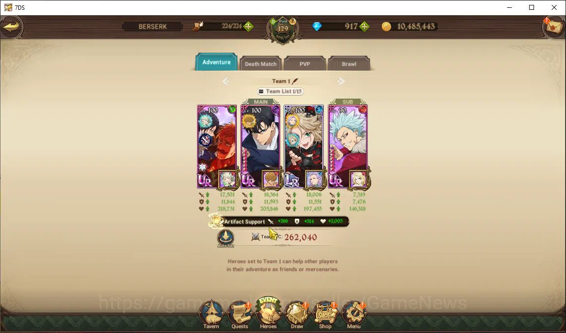 The Seven Deadly Sins: Grand Cross Accounts Asia|8M CC|917 Dm|5 LR+8 UR+Many Collab|Roxy6/6,Me image 7