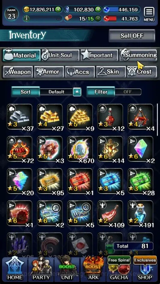 Last Cloudia Accounts GLOBAL|102K DM|BraveFrontier(G TilithA4,FG VargasA image 10