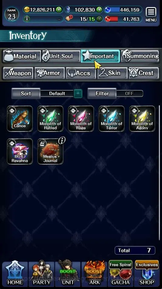 Last Cloudia Accounts GLOBAL|102K DM|BraveFrontier(G TilithA4,FG VargasA image 12