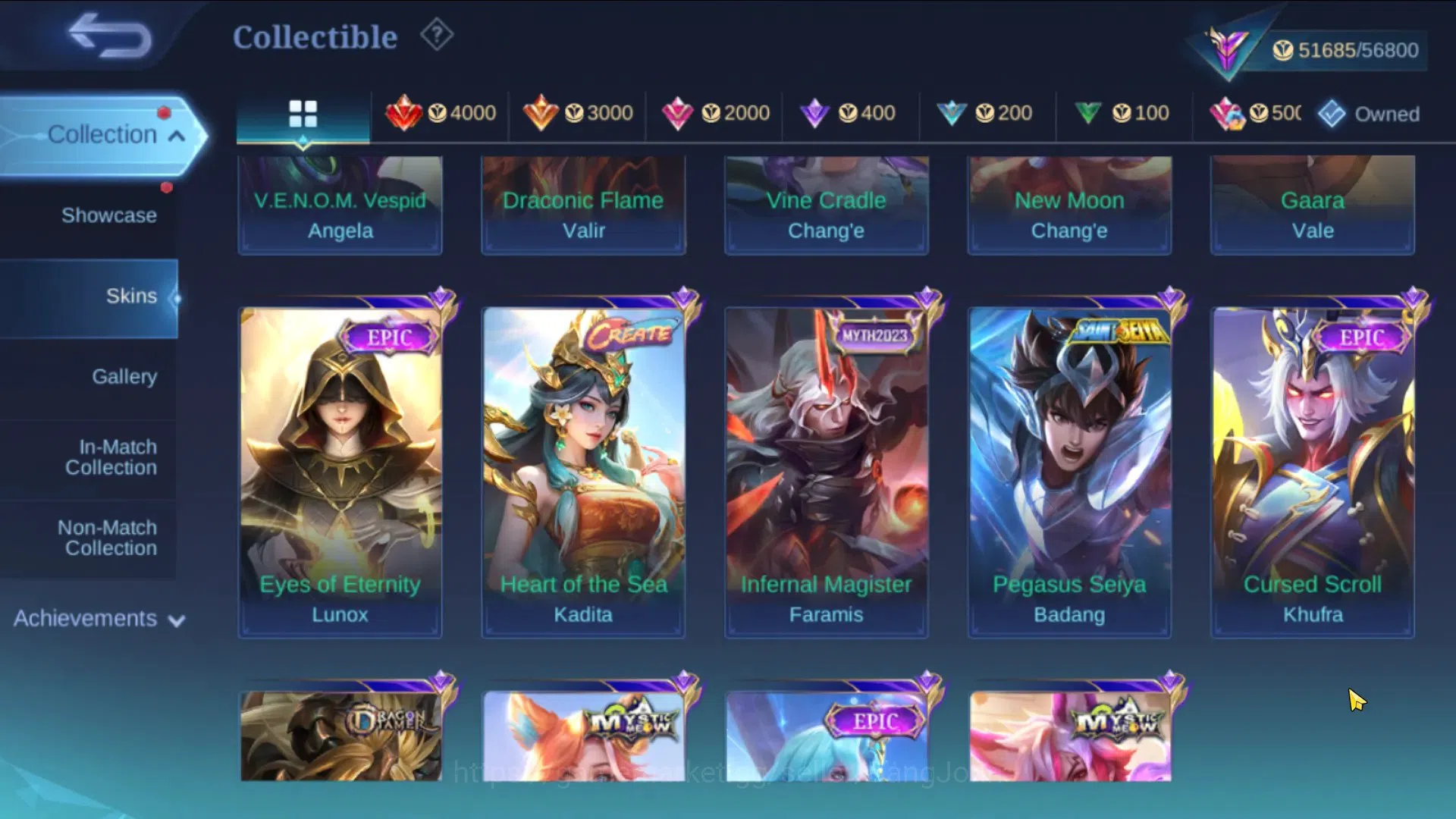 Mobile Legends: Bang Bang Accounts Global|Hero 96 Skin 221|Renowned|CC Natalia|Lbox S image 4