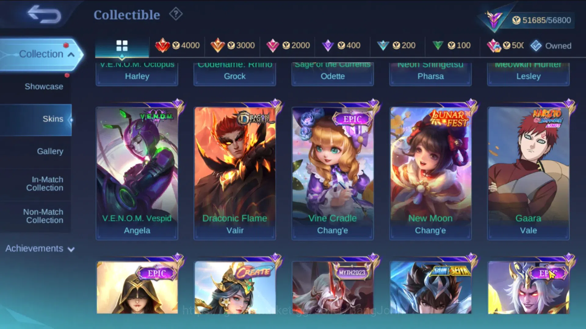 Mobile Legends: Bang Bang Accounts Global|Hero 96 Skin 221|Renowned|CC Natalia|Lbox S image 5