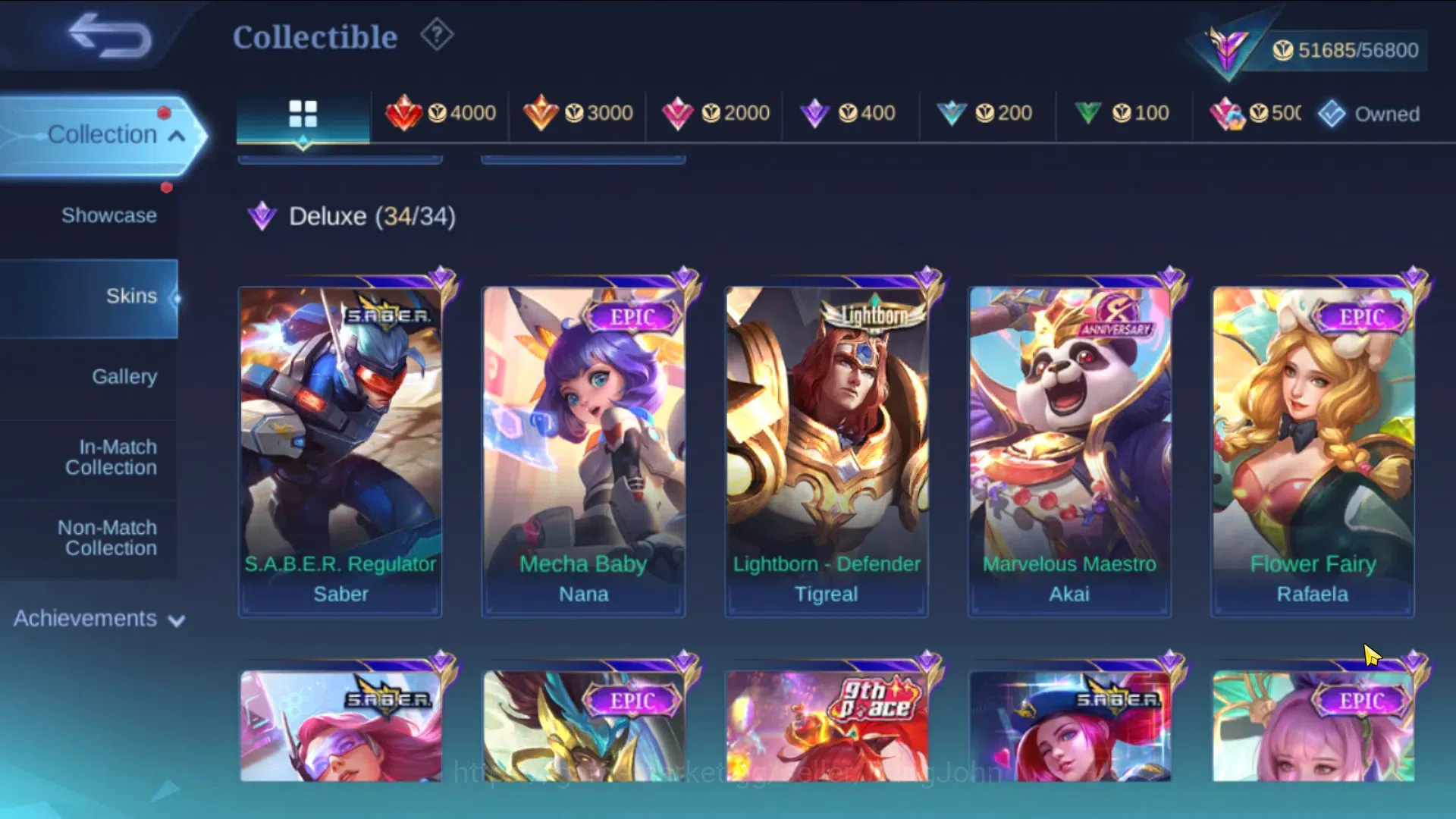 Mobile Legends: Bang Bang Accounts Global|Hero 96 Skin 221|Renowned|CC Natalia|Lbox S image 8