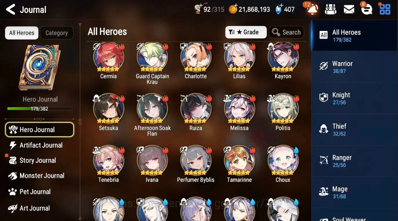 Epic Seven Accounts Global Unverif|ML heroes: Ruele, L.C. Bellona, F.  image 2