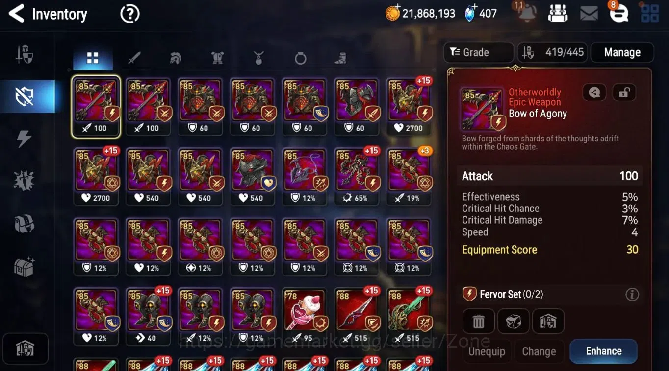 Epic Seven Accounts Global Unverif|ML heroes: Ruele, L.C. Bellona, F.  image 8