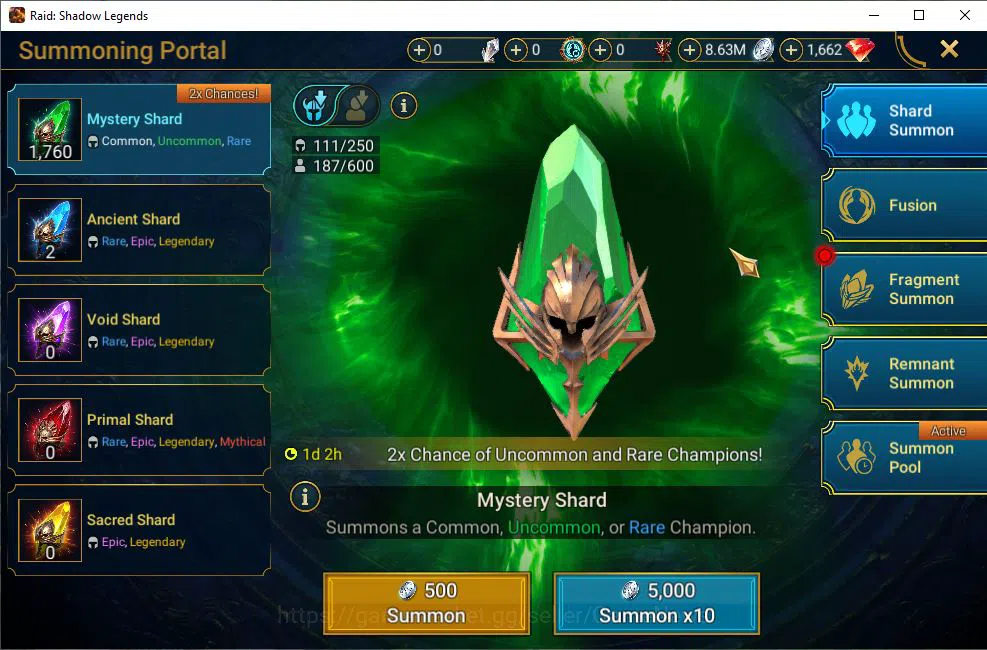 Raid: Shadow Legends Accounts Mid-Game Lv49 945K Power|1 Mythic(Ashnar)+28 14