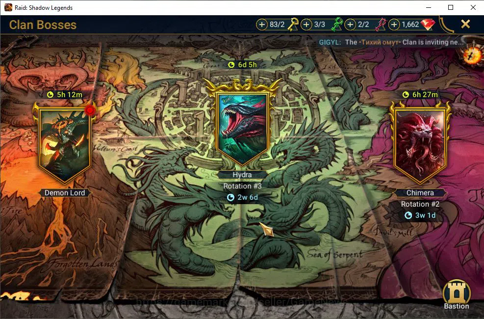 Raid: Shadow Legends Accounts Mid-Game Lv49 945K Power|1 Mythic(Ashnar)+28 17