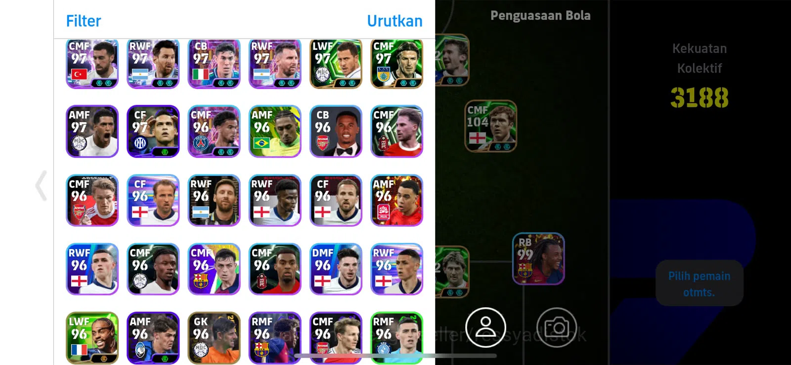 eFootball Accounts Legends & Iconic Players EFOOTBALL 2026 | BIG TIME NEYMAR, DAVID VILLA, BIG TIME R CARLOS, PAUL SCHOLES 2