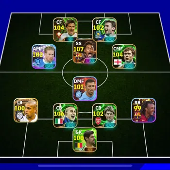 eFootball Accounts Legends & Iconic Players EFOOTBALL 2026 | BIG TIME NEYMAR, DAVID VILLA, BIG TIME R CARLOS, PAUL SCHOLES