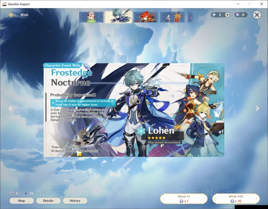 Genshin Impact Accounts ASIA|AR 22|2 Limited + 2 (*5Standard)|Mavuika,Mual image 7
