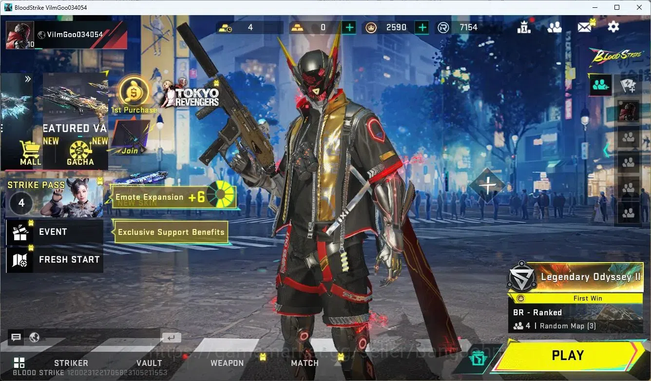 Blood Strike Accounts ASIA | Legendary RPG-7 Frostbite | Ultra ETHAN Rai image 1