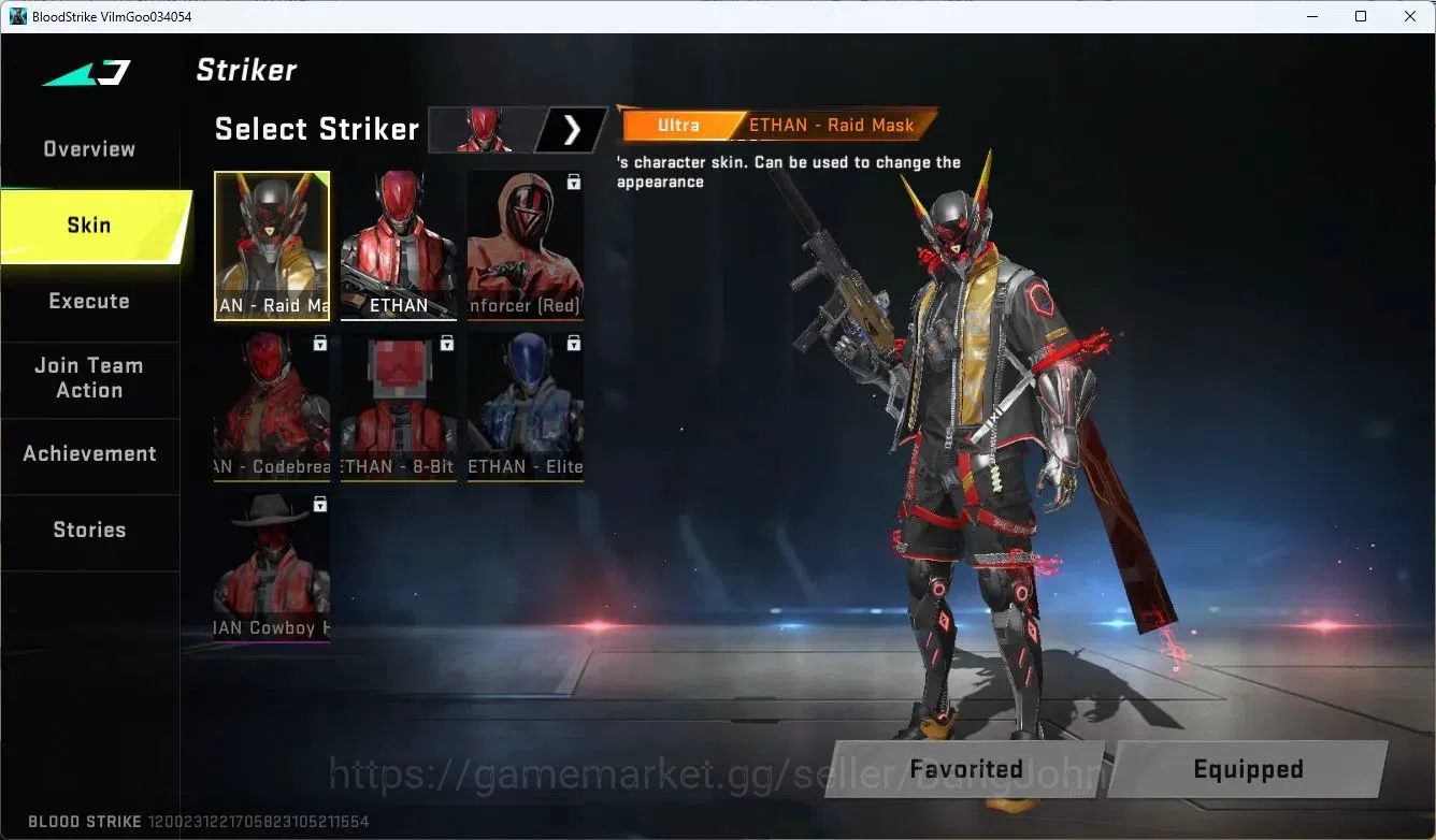 Blood Strike Accounts ASIA | Legendary RPG-7 Frostbite | Ultra ETHAN Rai image 7