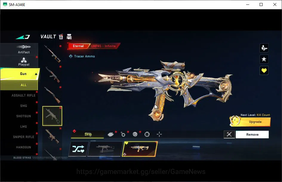 Blood Strike Accounts ASIA|1 EVO ZENPAKUTO-Zangetsu+1 ETERNAL Lv3 UMP45, image 4