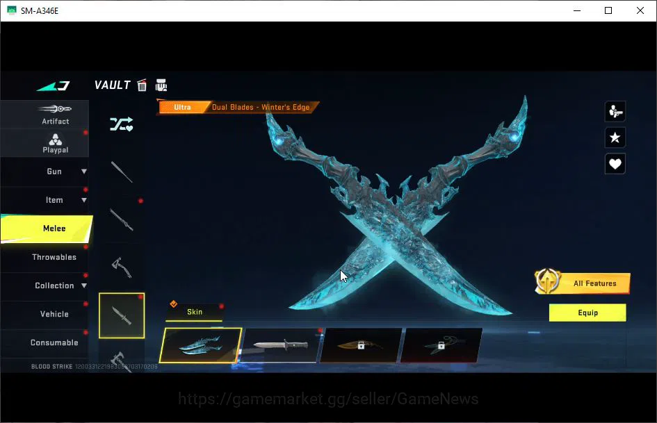 Blood Strike Accounts ASIA|1 EVO ZENPAKUTO-Zangetsu+1 ETERNAL Lv3 UMP45, image 5