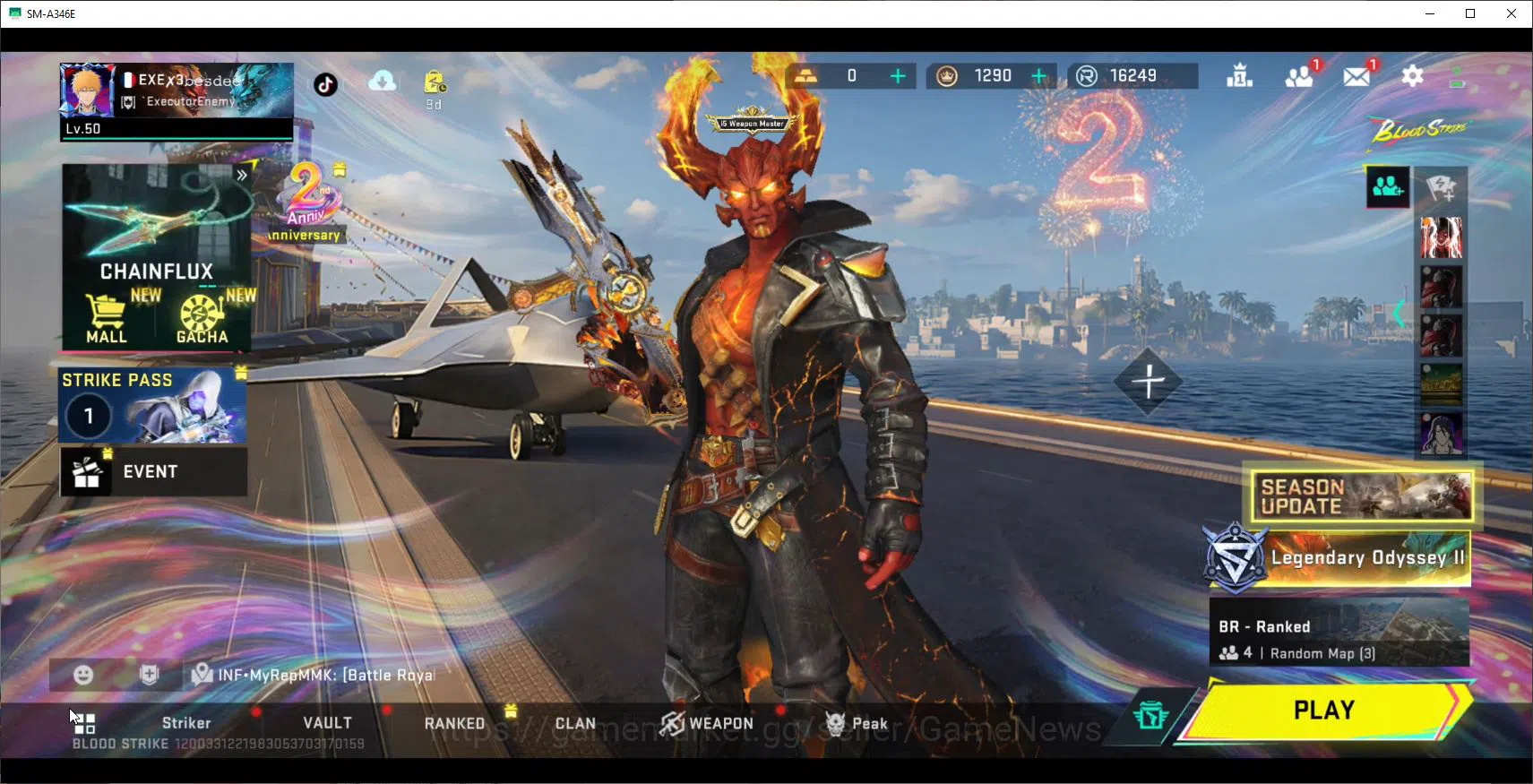 Blood Strike Accounts ASIA|1 EVO ZENPAKUTO-Zangetsu+1 ETERNAL Lv3 UMP45, image 6