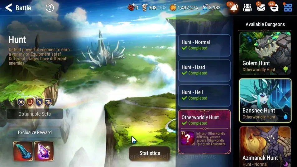 Epic Seven Accounts GLOBAL Unverif|10 ML(Har Setti,NM Luna,BW Iseria,E image 17