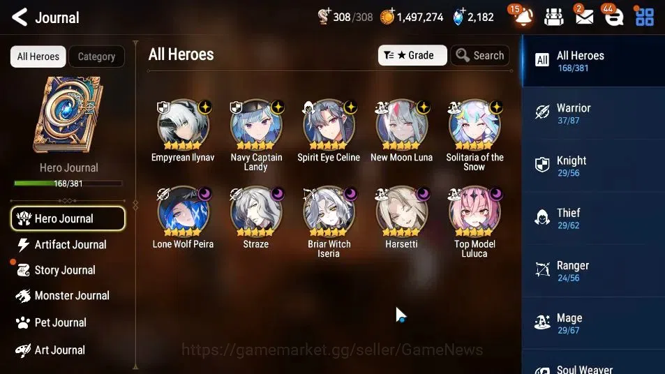 Epic Seven Accounts GLOBAL Unverif|10 ML(Har Setti,NM Luna,BW Iseria,E image 6
