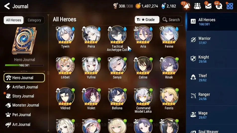 Epic Seven Accounts GLOBAL Unverif|10 ML(Har Setti,NM Luna,BW Iseria,E image 8