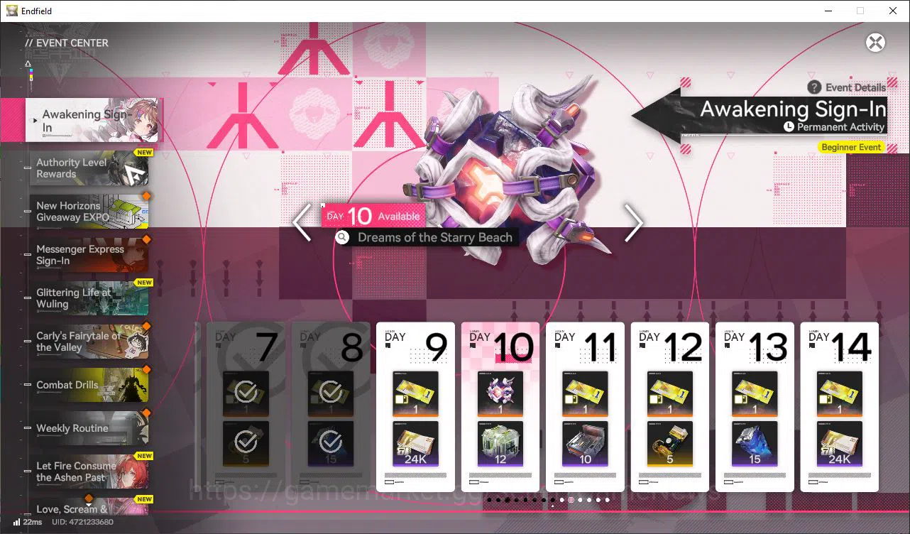 Arknights: Endfield Accounts Asia Lv25|Best physical Team[Gilberta,Lifeng,POG,Ardelia|3 6Star WP|Low 10